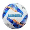 Hybrid, 32 panels white Football with blue, orange and black design Talento BE4