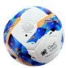 Hybrid, 32 panels white Football with blue, orange and black design Talento BE4