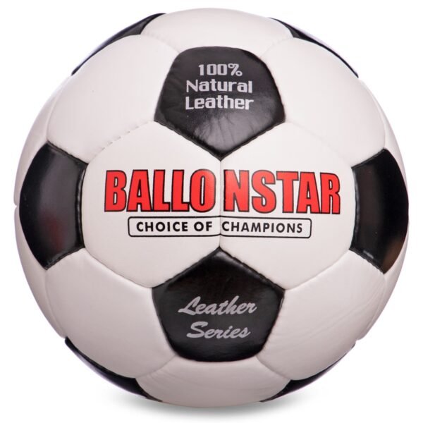 hand-sewn, 32 panels Black and white football Super 10