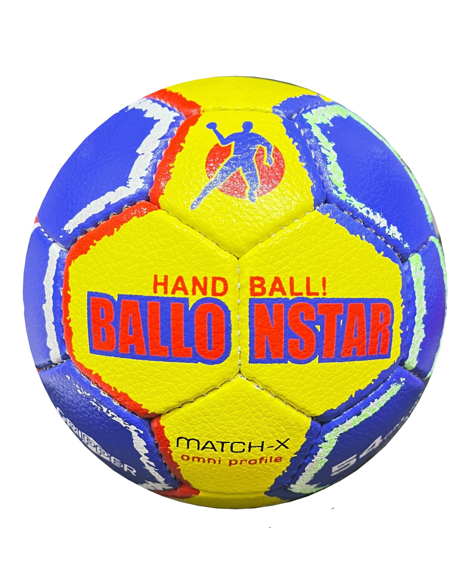 Court Charger A handball blue, yellow and red