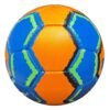 A handball blue and orange