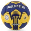 A handball blue and yellow