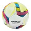 32 panels, handmade white football with yellow, blue pink design Contra CMP4
