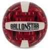 Ace Pro Volleyball ball red with few white panels and black design
