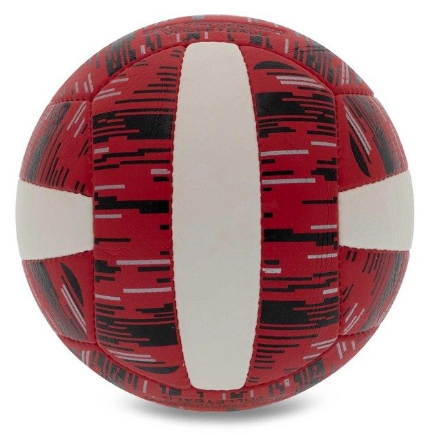 Ace Pro Volleyball ball red with few white panels and black design