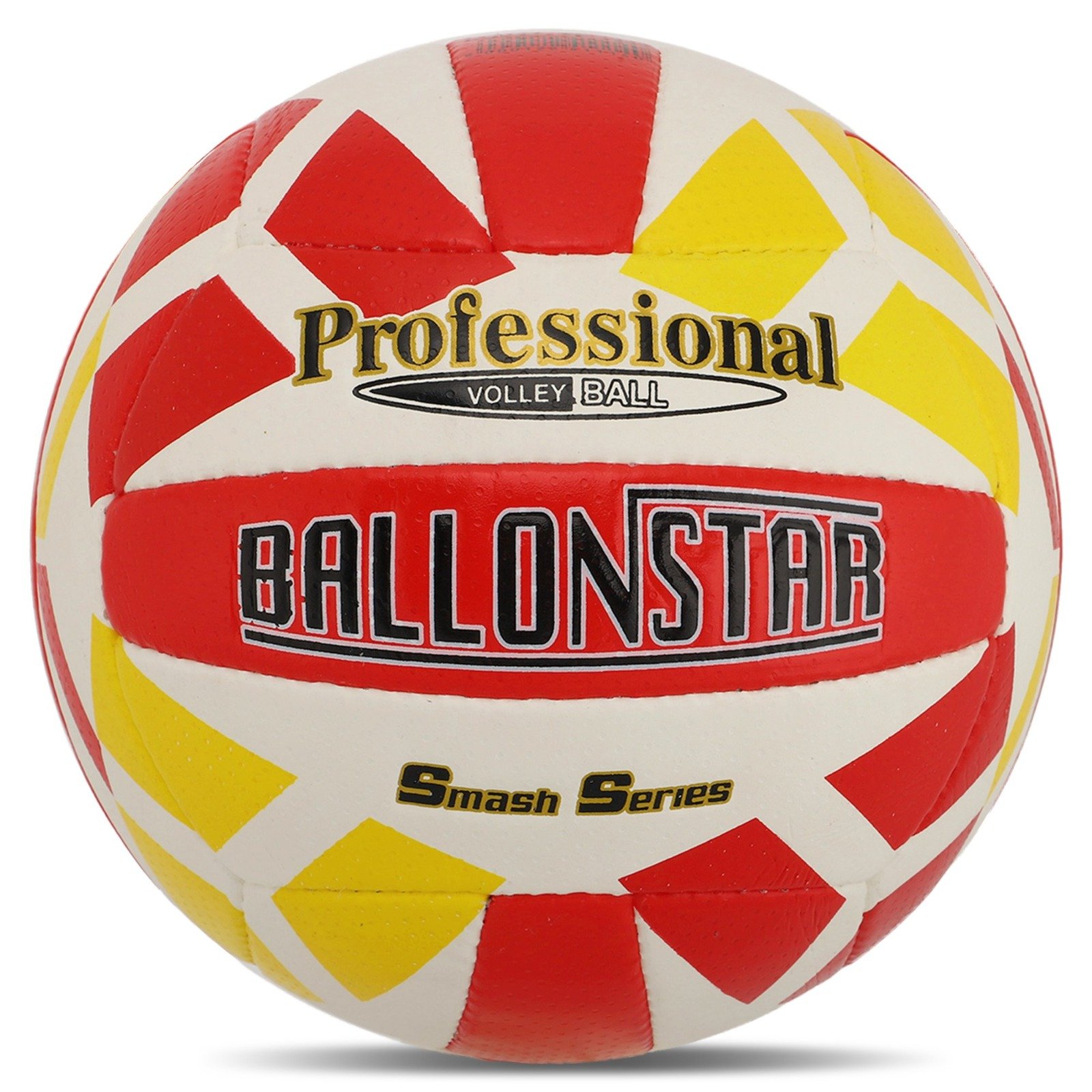 Net Hero Volleyball ball white with yellow and red design