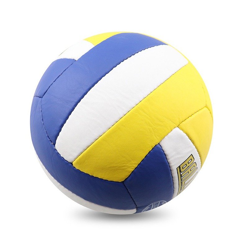 Court Master Volleyball ball blue, yellow and white panels