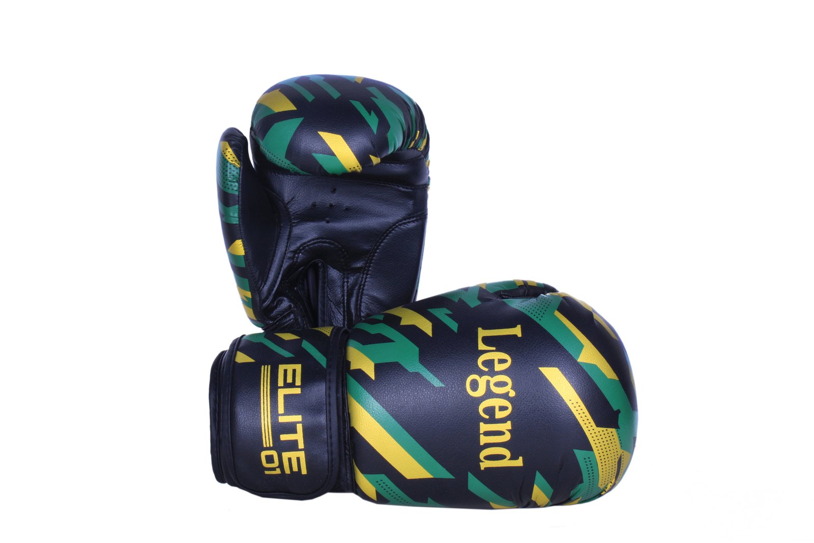 pair of boxing gloves Black, green and Golden