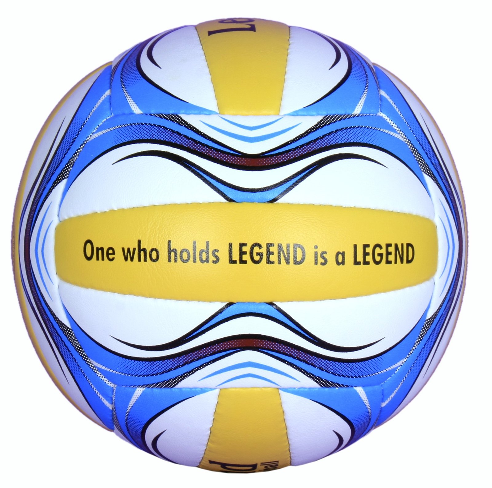 Legend Smash Volleyball ball white with yellow and blue design