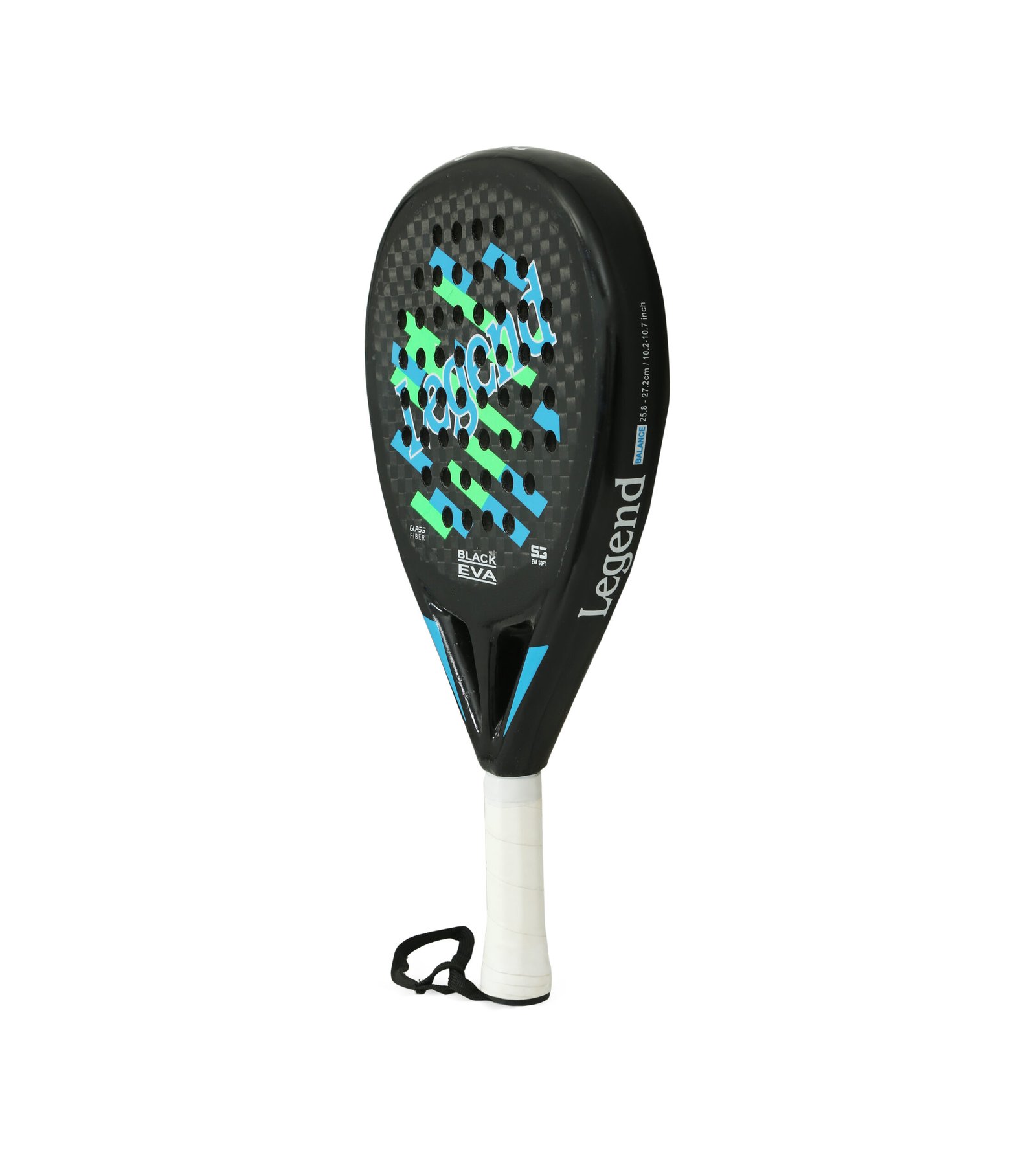 Black and Blue Padel Racket