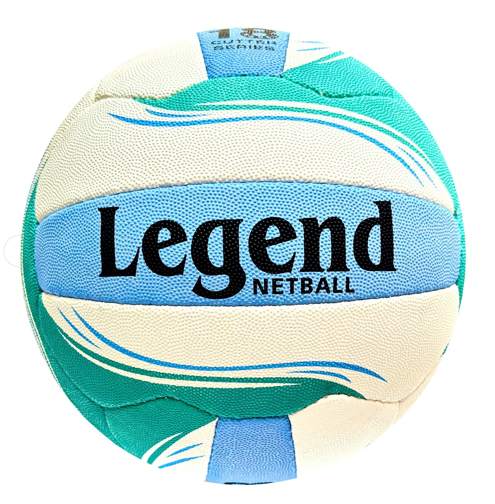 Legend Rubber Netball Blue, Emerald Green
