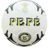32 panels, hand-sewn White football with black design Freestyle X Turf