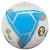 machine pasted white soccer ball with blue design Talento MP5