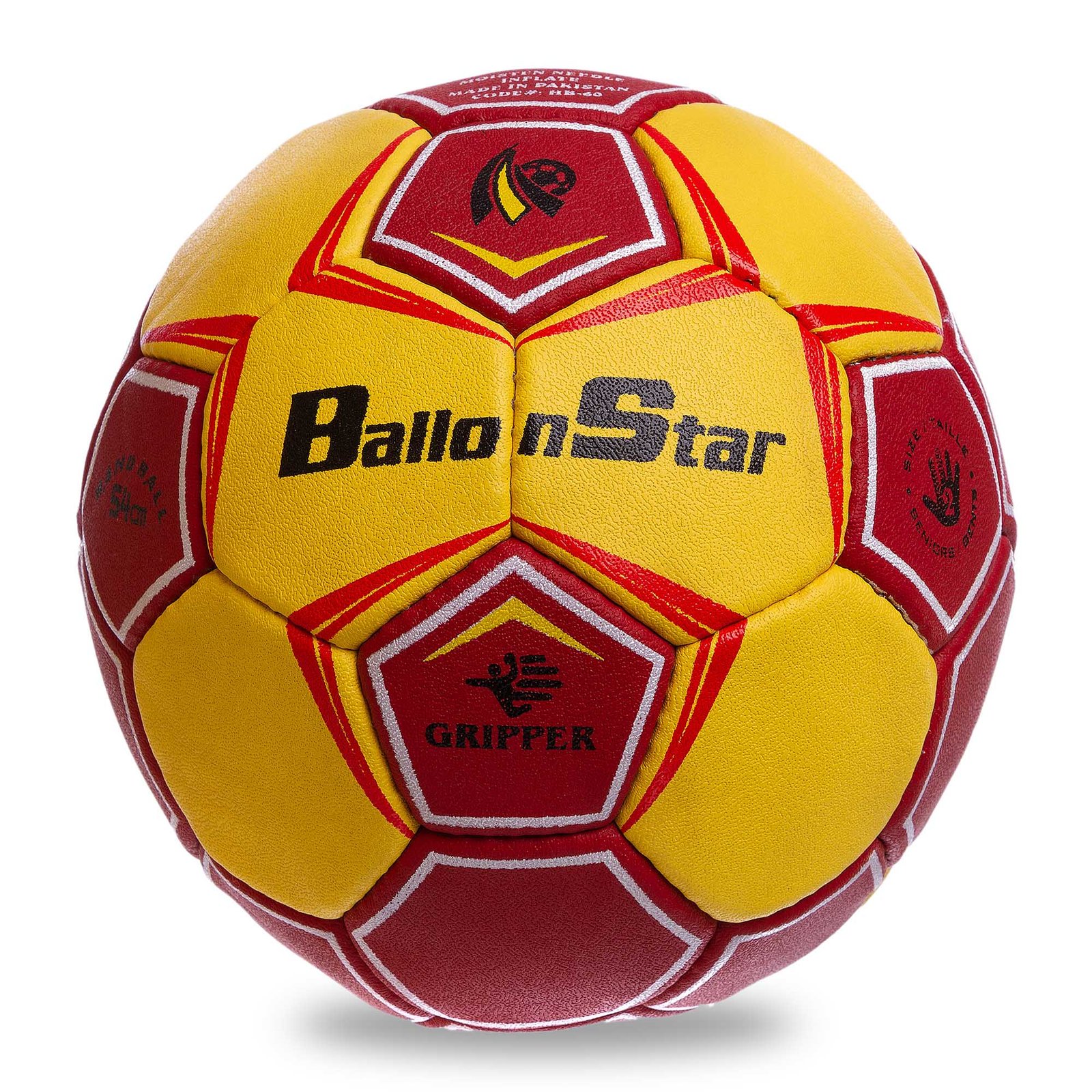 yellow and red handball