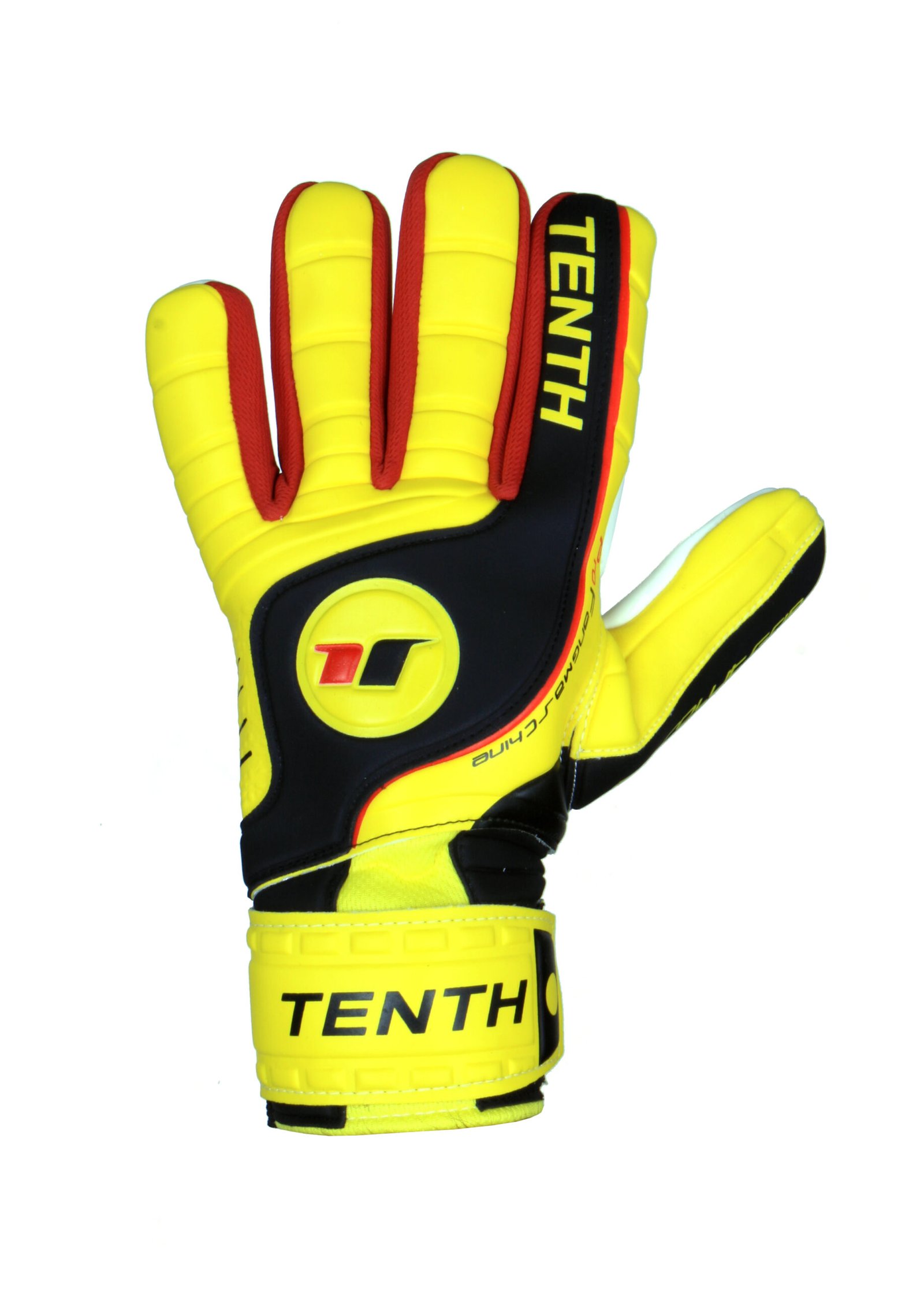 white, yellow and black goalkeeper glove Flexi Catch