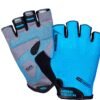 blue, grey, black gym gloves