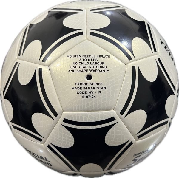 Black and White Tenth football