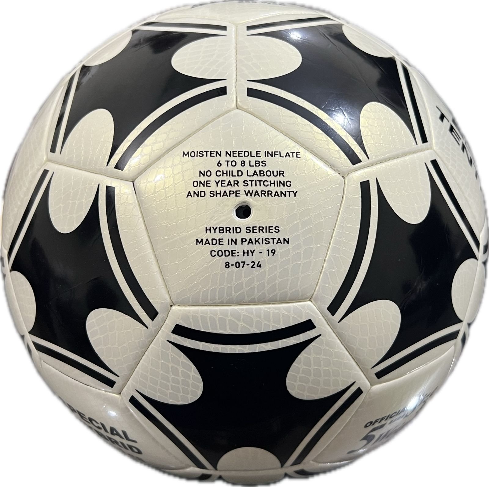 Black and White Tenth football