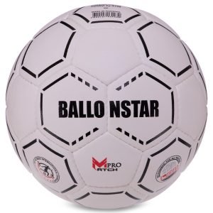 32 panels, handmade football white with black outlines Flash Turf