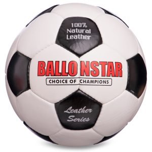 hand-sewn, 32 panels Black and white football Super 10