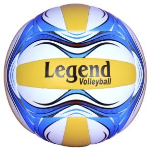Legend Smash Volleyball ball white with yellow and blue design