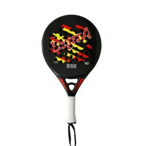 Black red yellow Padel Racket