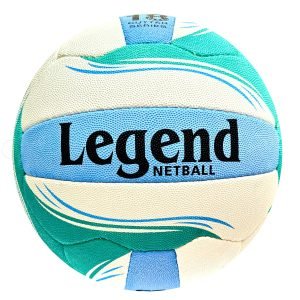 Legend Rubber Netball Blue, Emerald Green