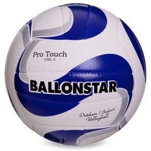 Beach Blaze Volleyball ball White with blue and grey design