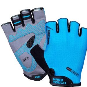 blue, grey, black gym gloves